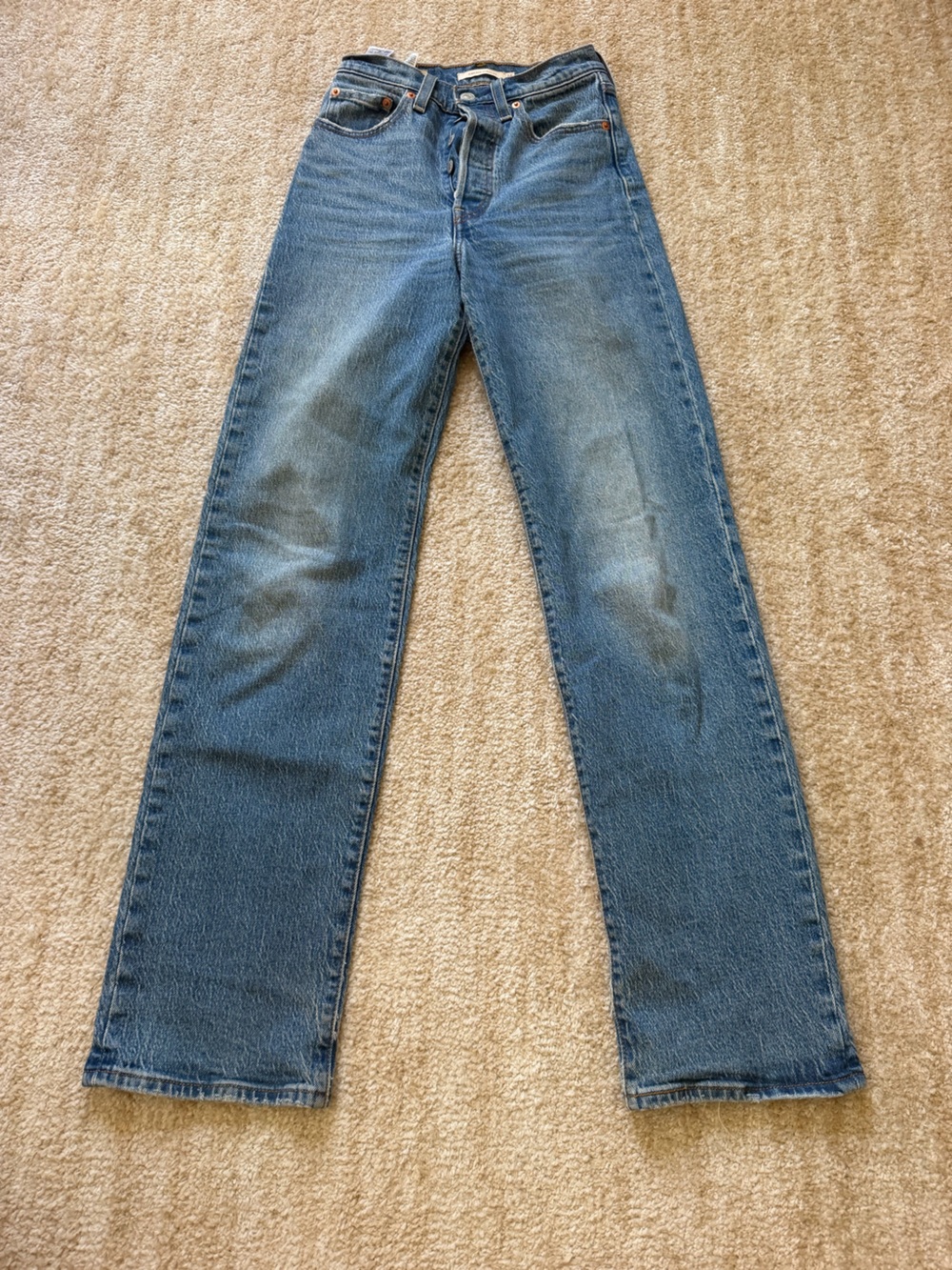 Women’s Ribcage Straight Jeans - Big E Classic Denim